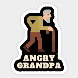 Angry Grandpa ver12 Sticker